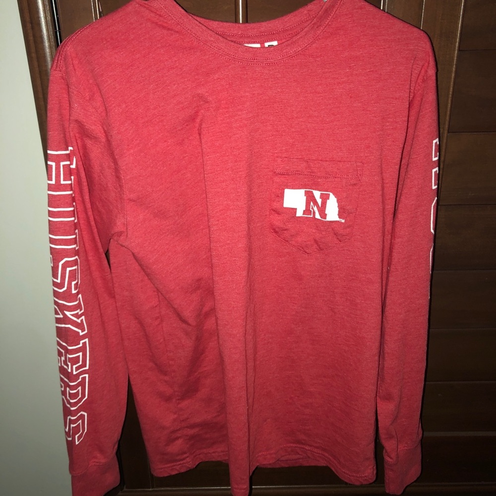 Press box Nebraska Long Sleeve T-Shirt